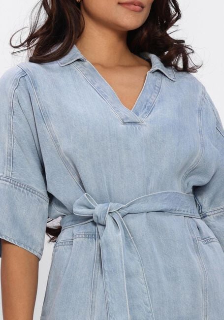 ANOTHER LABEL Mini robe ALGENIVEE DRESS S/S Bleu clair - large
