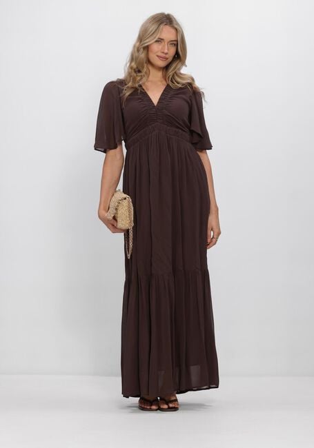 LINA LOCCHI Robe maxi LL-ALLESIA en marron - large