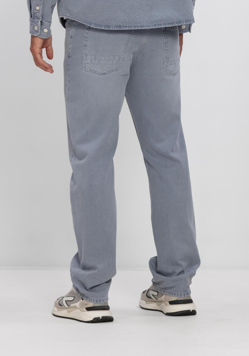 BUTCHER OF BLUE Straight leg jeans MODESTO GARMENT DYE DENIM Bleu clair - large