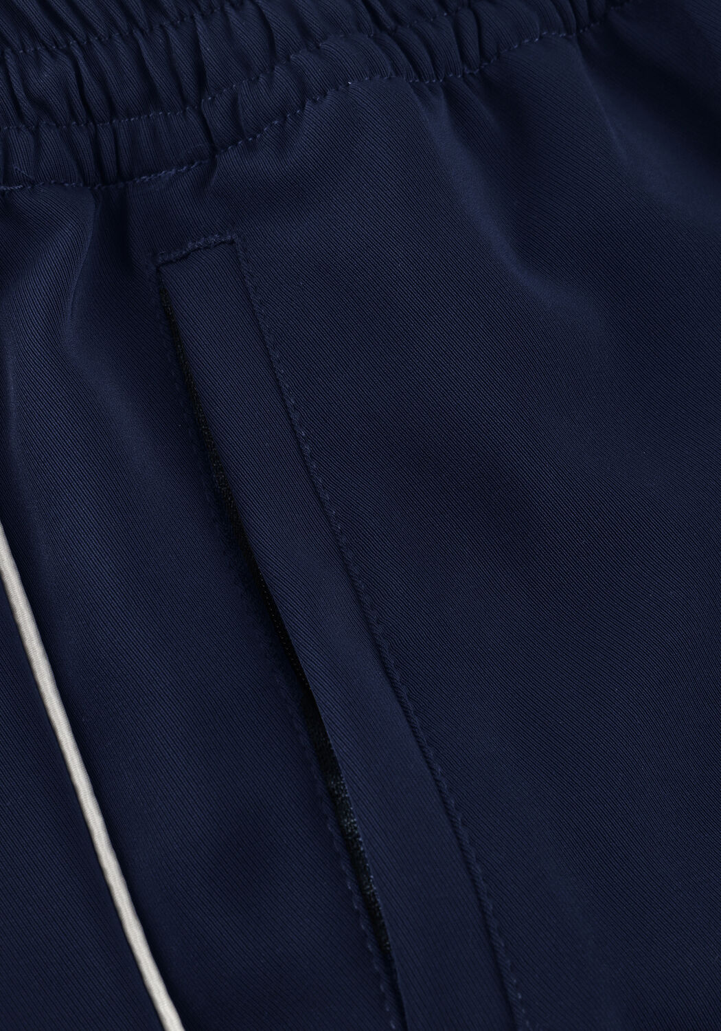 Donkerblauwe CATWALK JUNKIE Wijde broek TRACKSUIT TROUSERS WITH PIPING - large