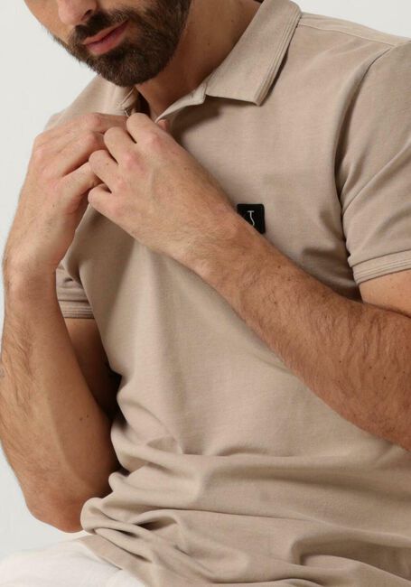 BUTCHER OF BLUE Polo CLASSIC COMFORT POLO en beige - large