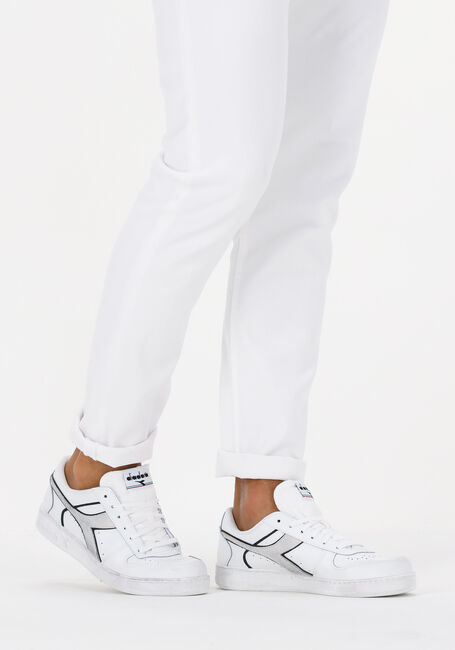 Witte DIADORA Sneakers MAGIC BASKET LOW ICONA - large