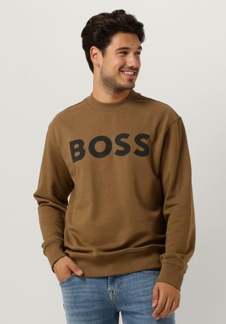 BOSS ORANGE Pull WEBASICCREW Olive - large