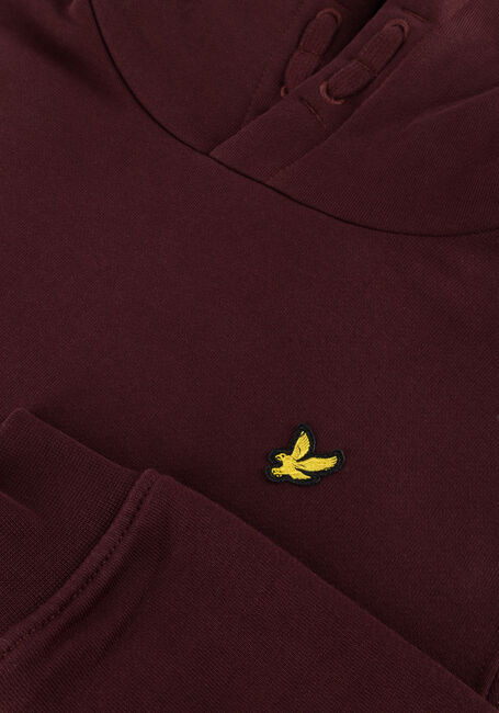 LYLE & SCOTT Chandail BRUSH BACK PULLOVER HOODIE en rouge - large