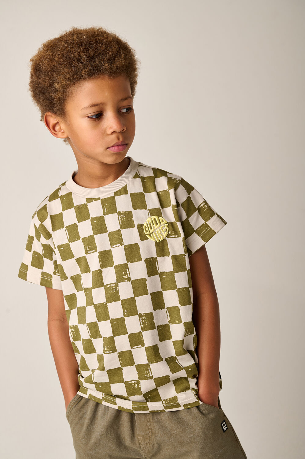 TUMBLE 'N DRY T-shirt SHALLOW en vert - large