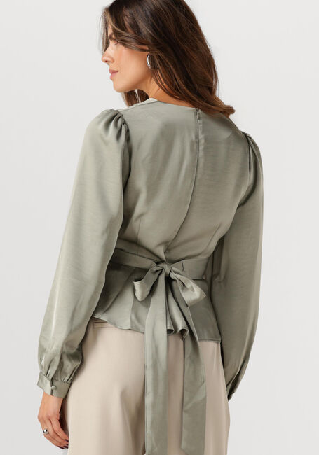 NEO NOIR RISTA HEAVY SATEEN BLOUSE Blouses en vert - large