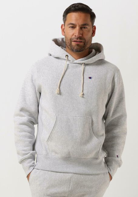 Grijze CHAMPION Trui HOODED SWEATSHIRT 217976 - large