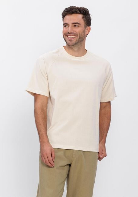ANERKJENDT T-shirt AKVILLADS UNDYED SS TEE &Eacute;cru - large