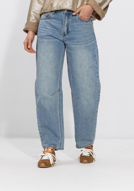 Lichtblauwe SUMMUM Broeken/jumpsuits JEANS COCOON LEG VINTAGE COTTON TWILL - large