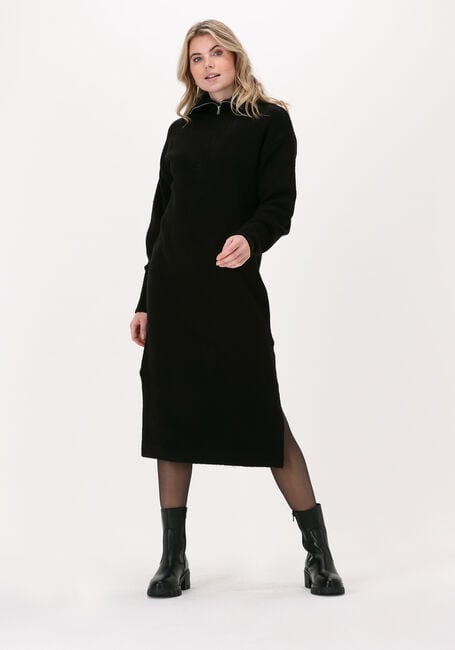 Zwarte MOVES Midi jurk BRADLIE 2243 - large