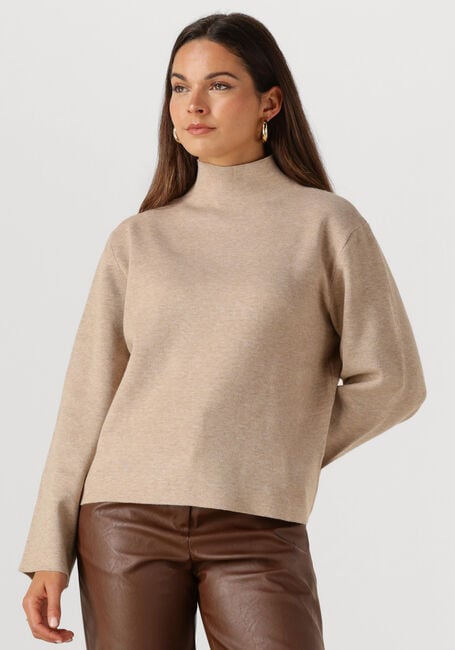 MINUS Pull LUPI HIGH NECK PULLOVER en beige - large