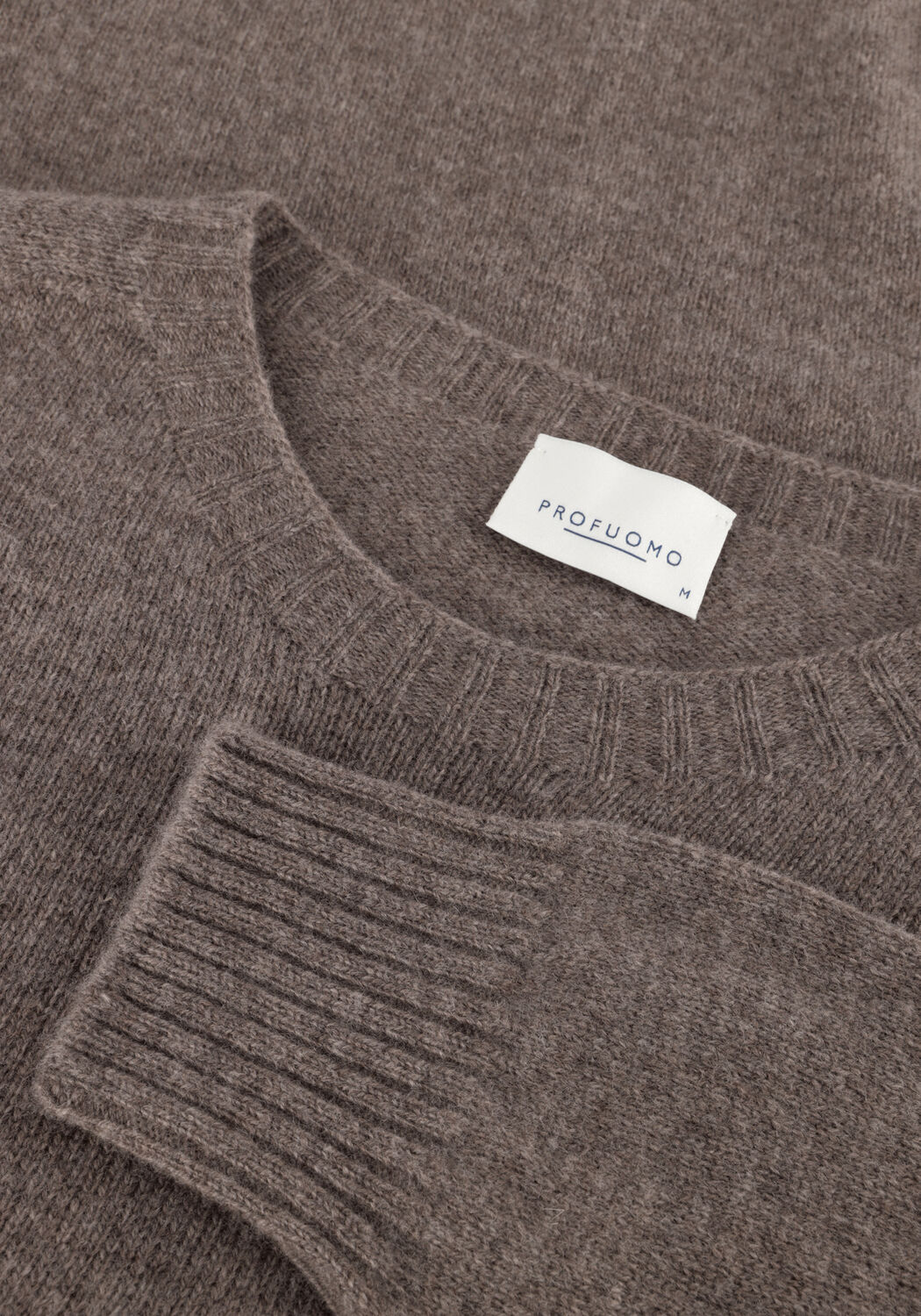 PROFUOMO Pull PULLOVER CREW NECK en gris - large