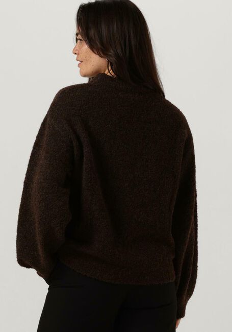 NOTRE-V Pull NV-CLARICE BOUCLE KNIT BLOUSE en marron - large