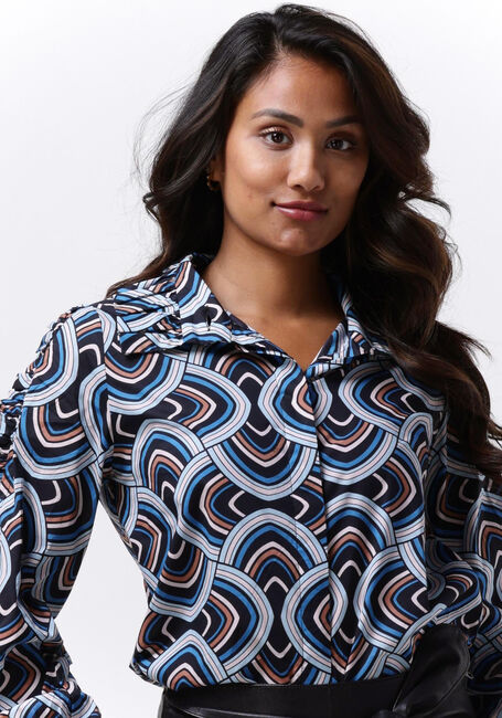 DEA KUDIBAL MIMI NS (CO) - SHIRT WITH RUFFLES Blouses en bleu - large