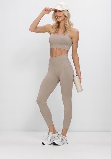 Donkergrijze AIM'N Broeken/jumpsuits RIBBED SEAMLESS TIGHTS - large