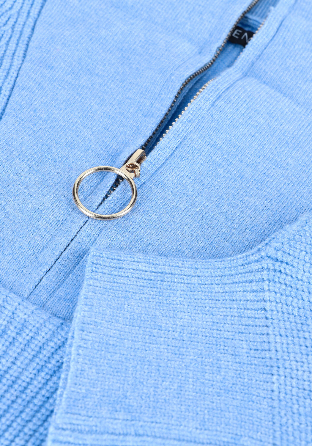 YDENCE Chandail KNITTED SWEATER NAOMI Bleu clair - large