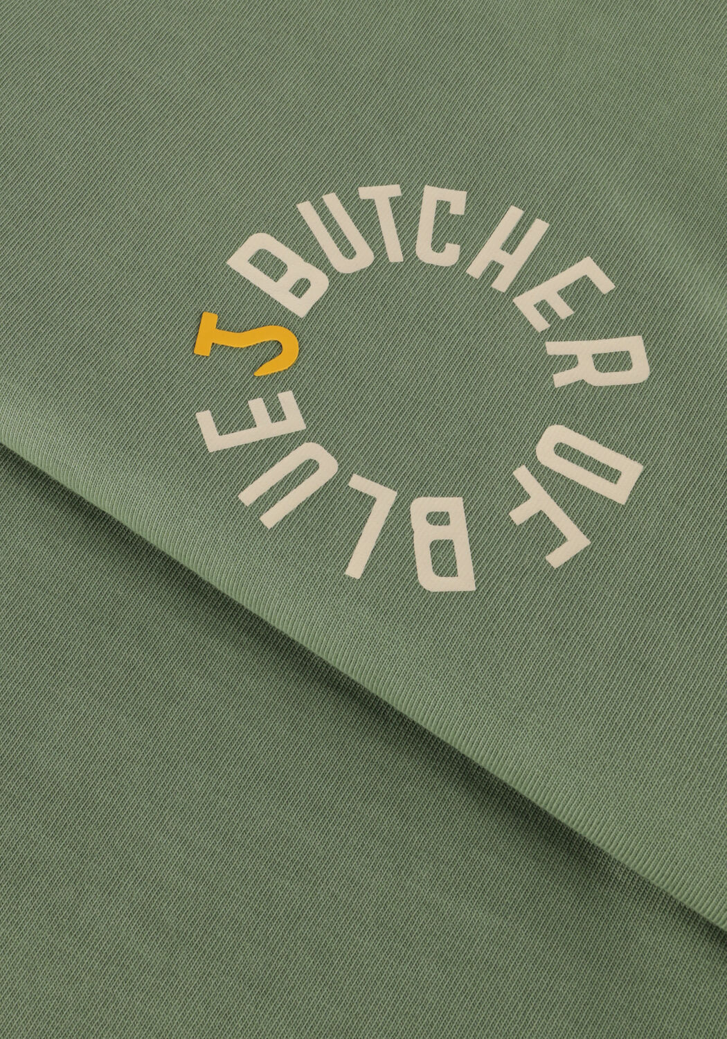 Groene BUTCHER OF BLUE T-shirt ARMY CIRCLE TEE - large