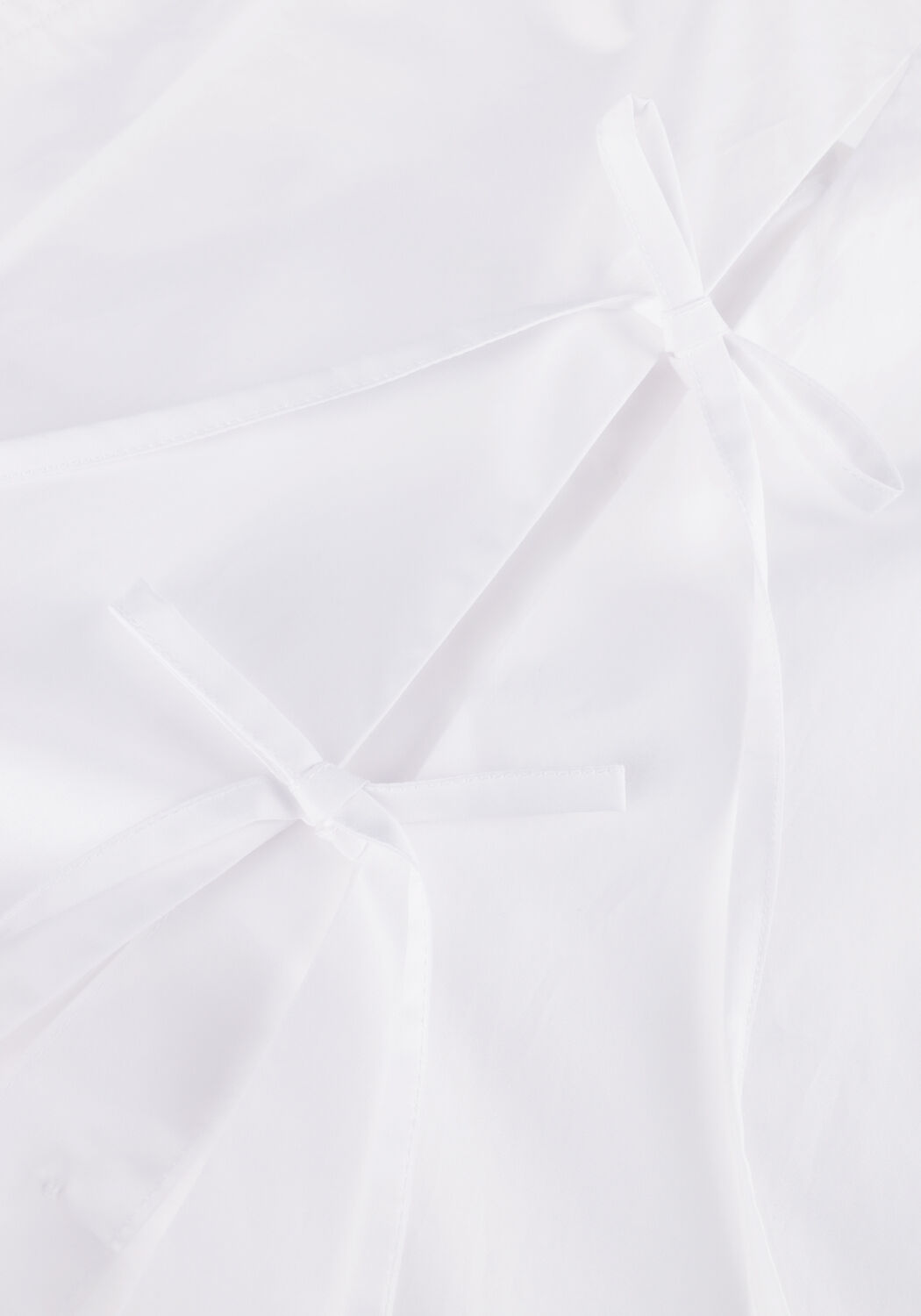 VANILIA POPLIN LACES SHIRT Blouses en blanc - large