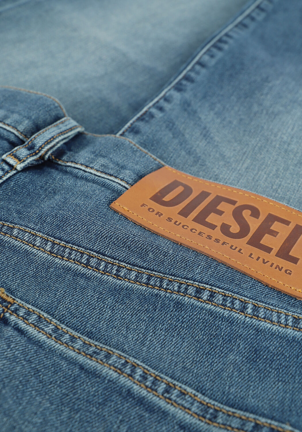 Blauwe DIESEL Slim fit jeans D-STRUKT - large