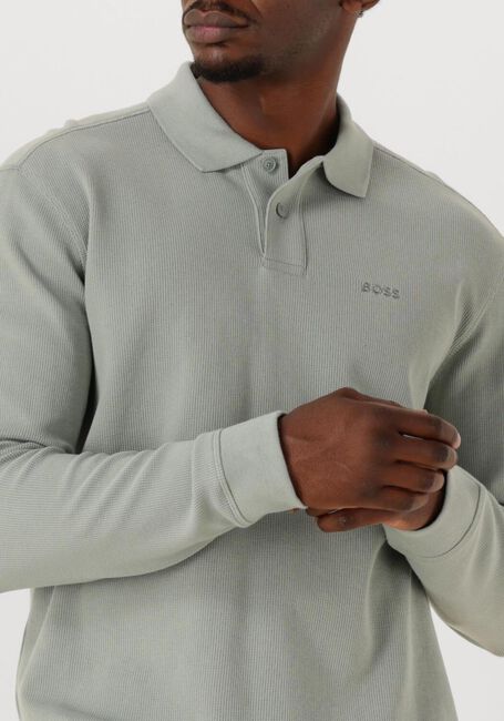 Groene BOSS ORANGE Polo PETEMPESTO LONG - large