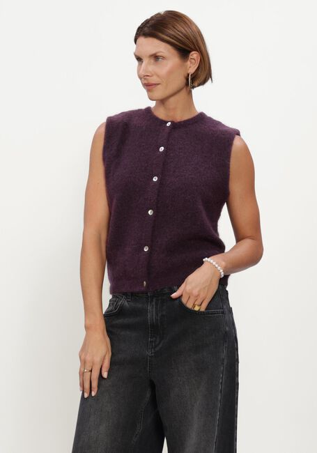 Paarse STUDIO ANNELOES Spencer Bibi sls cardigan - large
