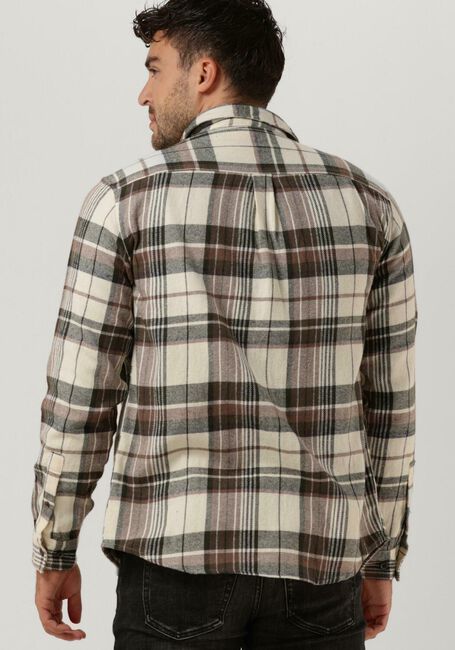 ANERKJENDT Chemise décontracté AKLOUIS BRUSHED CHECK en beige - large