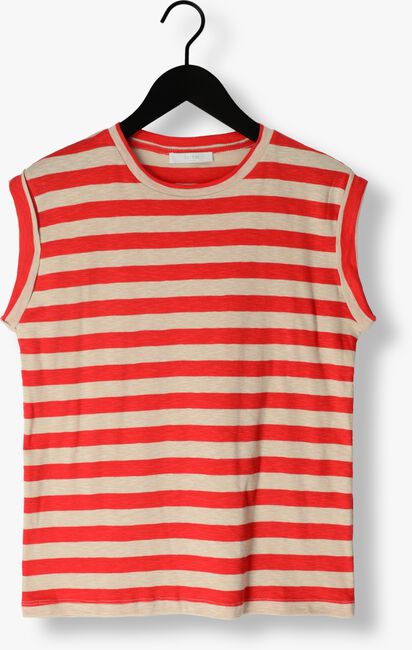 BY-BAR T-shirt THELMA BIG STRIPE TOP en rouge - large