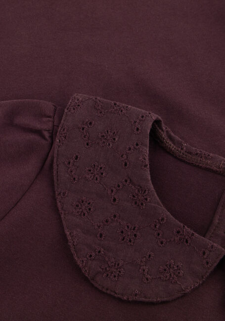 YOUR WISHES Haut SINGLE JERSEY COLLAR LONGSLEEVE Bordeaux - large