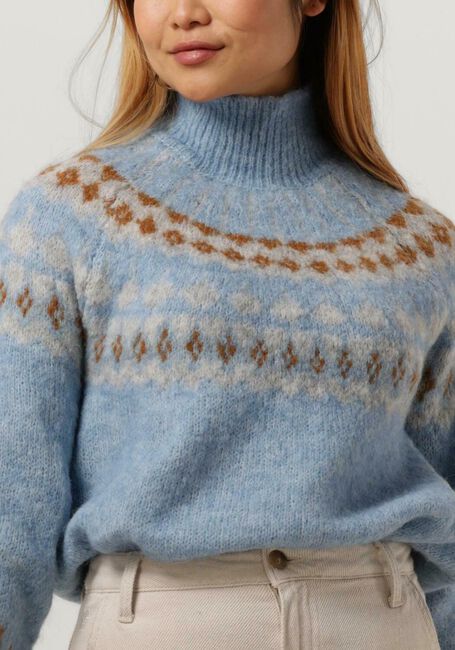 Blauwe Y.A.S. Coltrui YASISTA LS KNIT PULLOVER - large