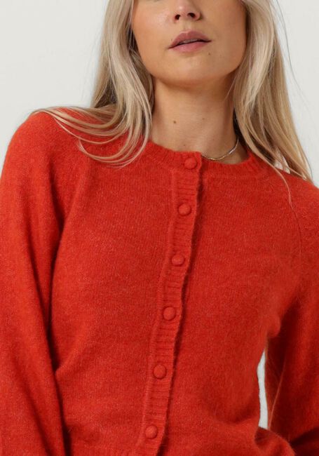 MSCH COPENHAGEN Pull MSCHZASHA HOPE CARDIGAN en rouge - large