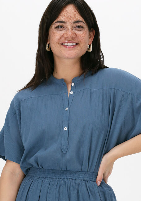 Blauwe BY-BAR  BO BLOUSE - large
