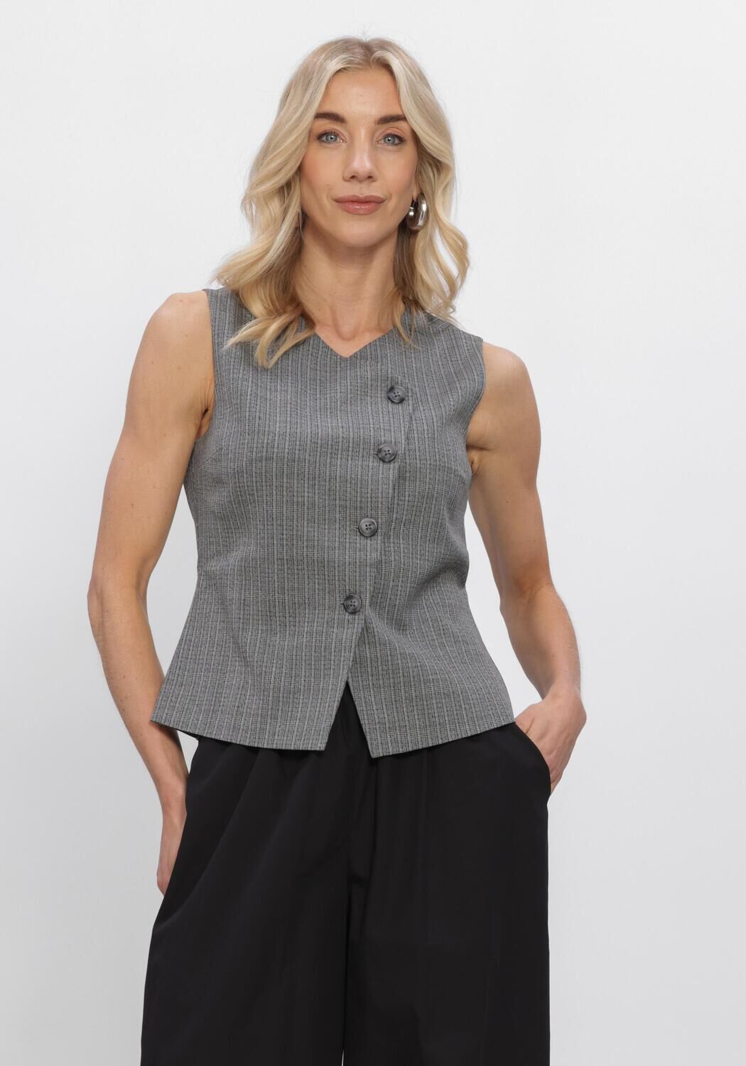 ENVII Gilet ENMATHILDE SL VEST 7333 en gris - large
