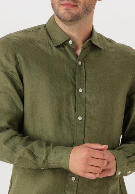 Groene SCOTCH & SODA Casual overhemd REGULAR FIT LINEN SHIRT - large