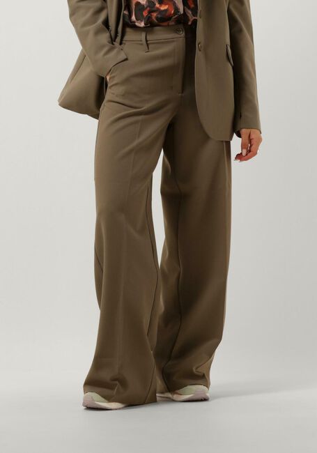 SUMMUM Pantalon large TROUSERS WIDE LEGS FOAM UNI Vert foncé - large