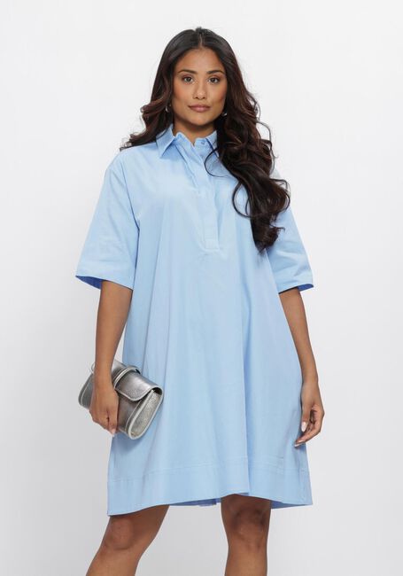 EST'SEVEN Mini robe BEYZA DRESS Bleu clair - large