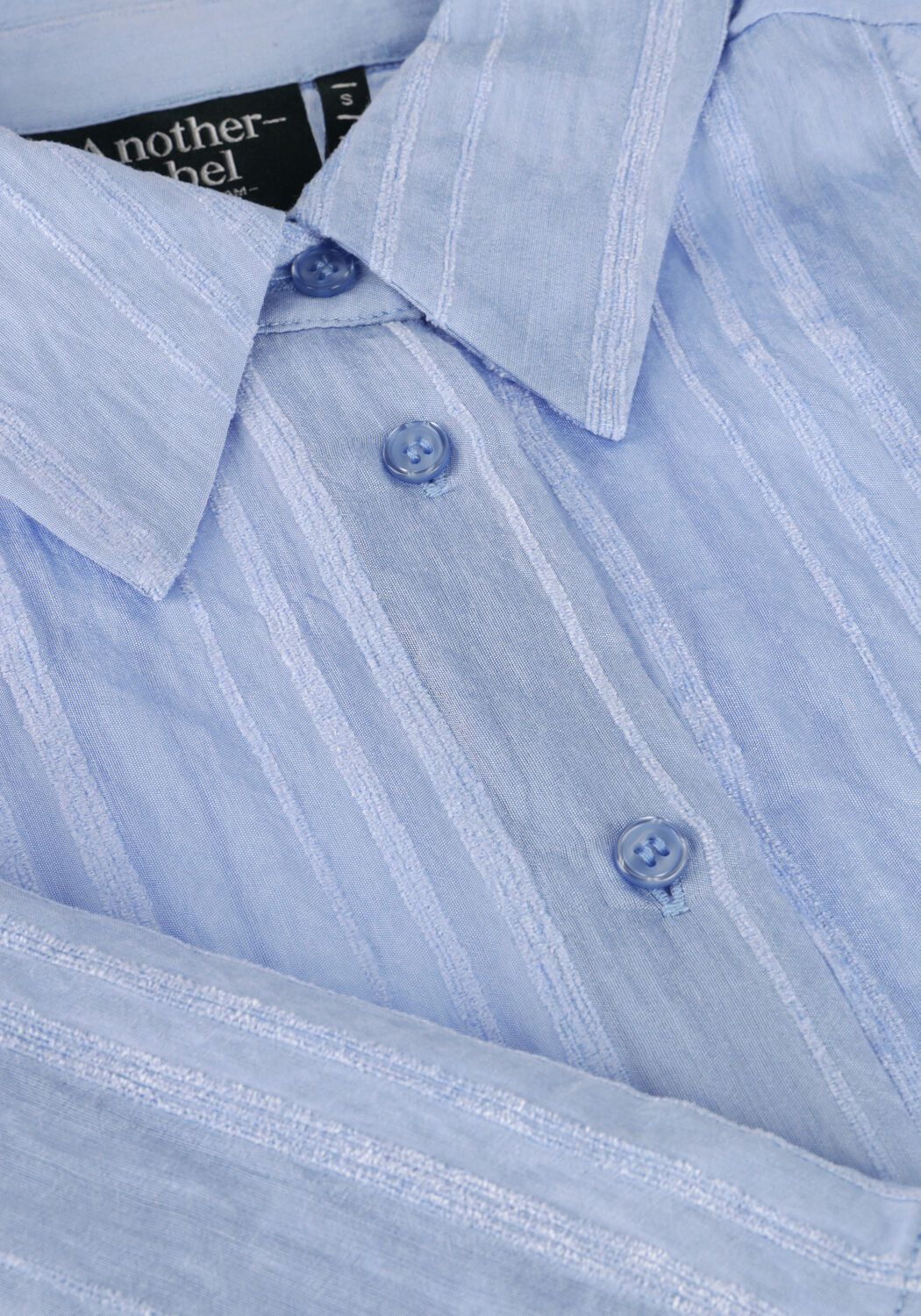 Blauwe ANOTHER LABEL  LOT SHIRT S/L - large