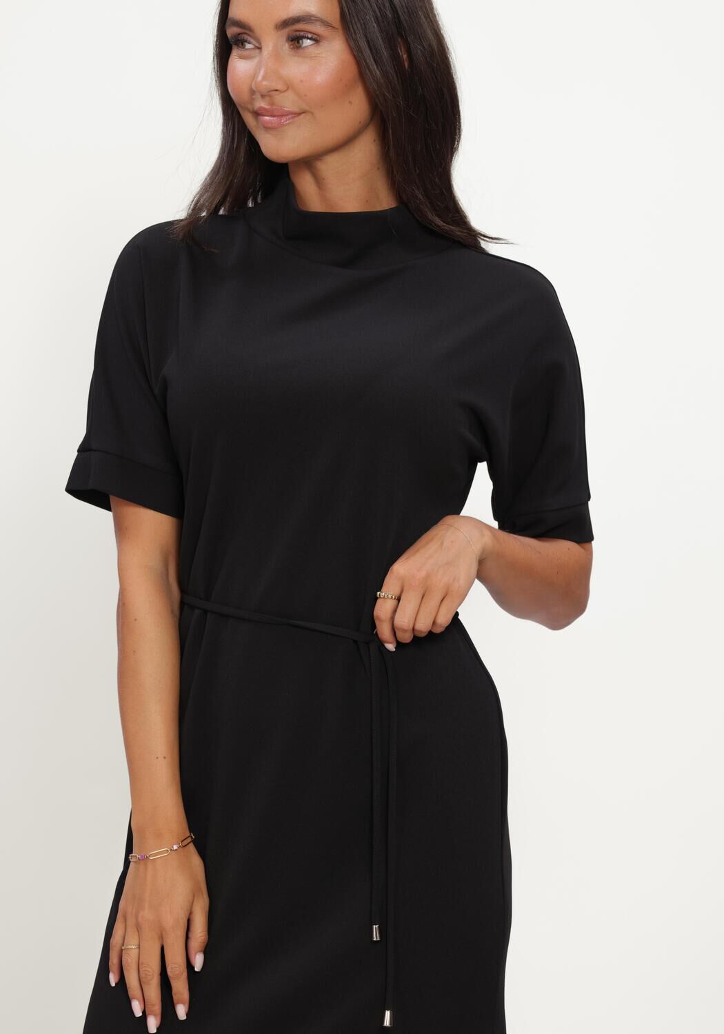 Zwarte ANA ALCAZAR Mini jurk 042197.3912 - large