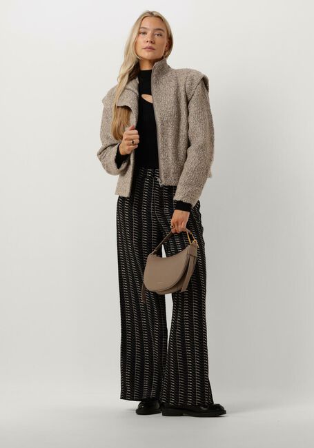 SECOND FEMALE SANKA KNIT T-NECK Hauts & T-shirts en noir - large