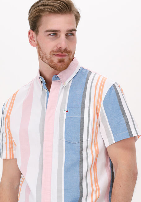 TOMMY JEANS Chemise décontracté TJM SHORTSLEEVE PASTEL SHIRT en multicolore - large