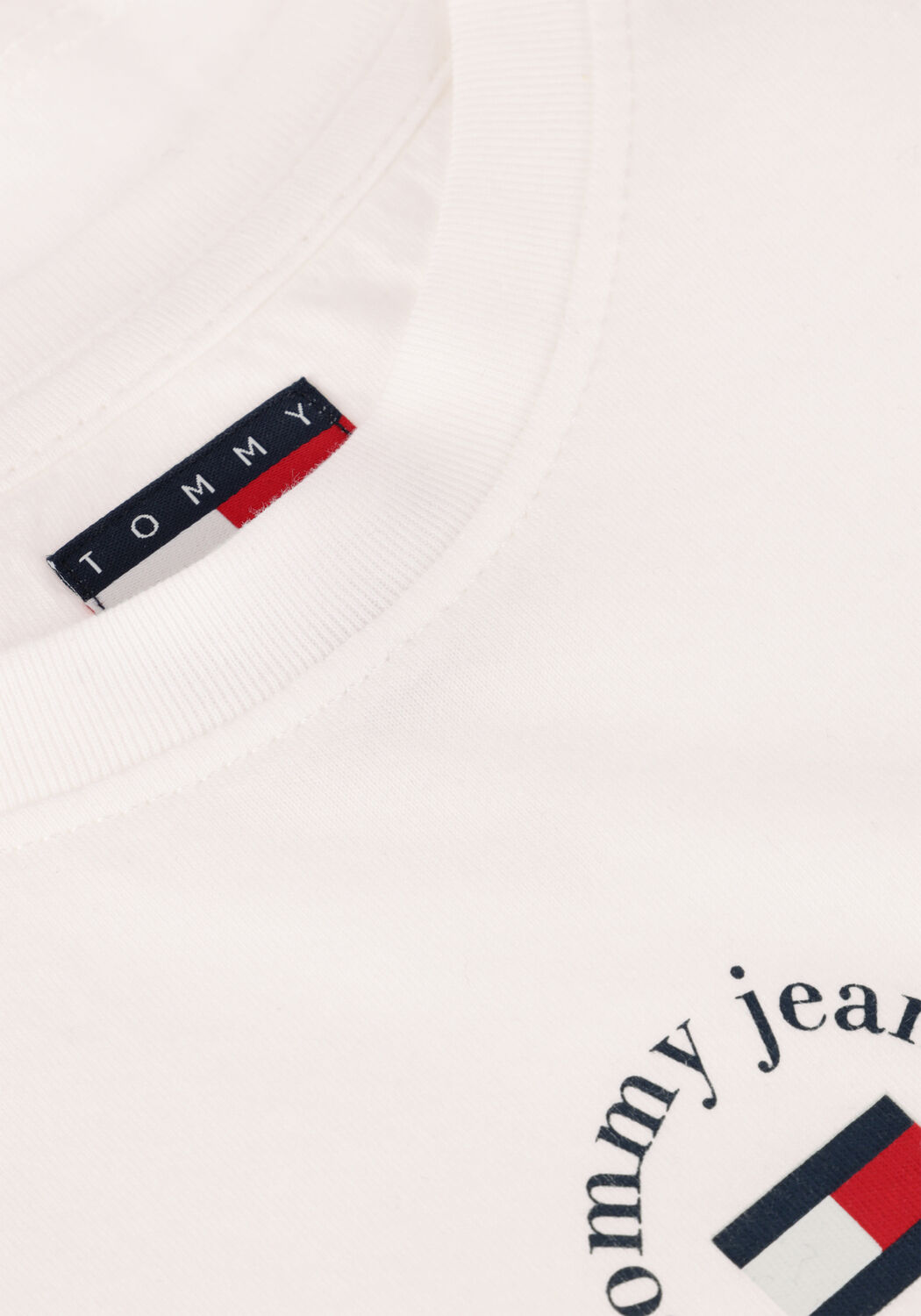 TOMMY JEANS T-shirt TJW SLIM ESSENTIAL LOGO 2 TEE en blanc - large