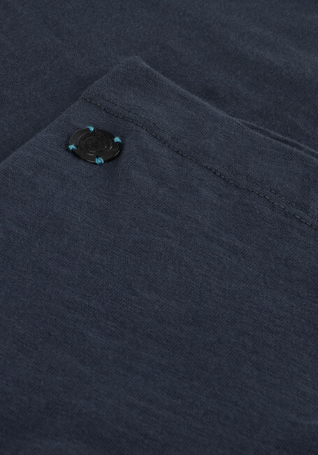 CAST IRON T-shirt SHORT SLEEVE R-NECK ORGANIC COTTON SLUB ESSENTIAL Bleu foncé - large