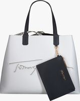 Witte TOMMY HILFIGER Shopper ICONIC TOTE SIGNATURE - medium