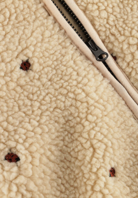 Ecru LIL' ATELIER Jassen NBFNALO LOOSE SHERPA JACKET - large