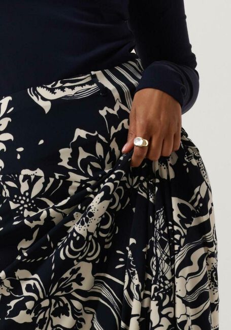 Blauwe VANILIA Midirok SWIRL MIDI - large