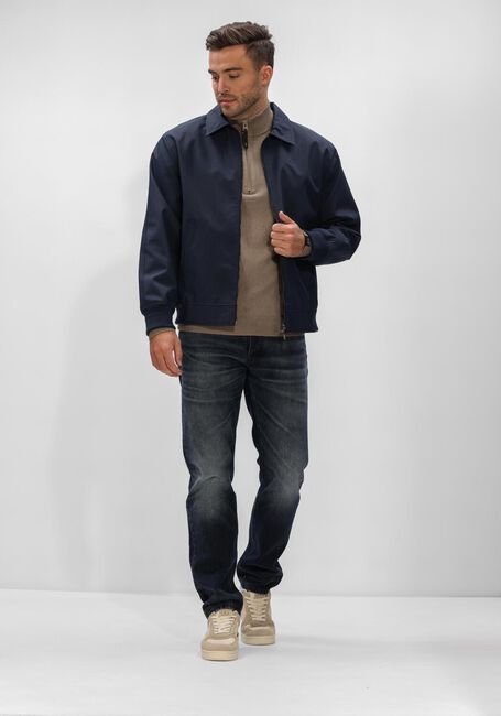 BUTCHER OF BLUE Pull CLIFDEN HALFZIP en beige - large