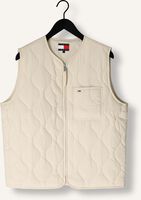 Witte TOMMY JEANS Bodywarmer TJM QUILTED VEST EXT Witte TOMMY JEANS Bodywarmer TJM QUILTED VEST EXT - medium