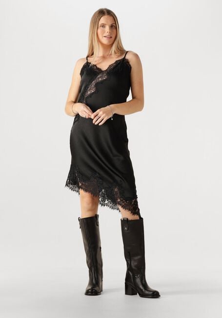 Zwarte NEO NOIR Midi jurk SORELLE LACE DRESS - large