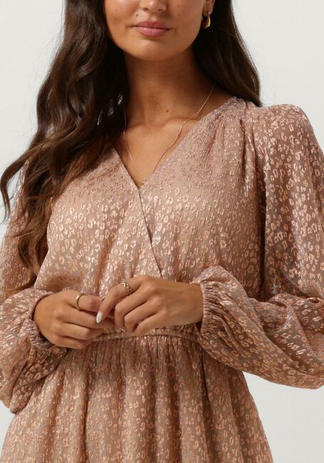 SCOTCH & SODA Mini robe BALLOON SLEEVE MINI DRESS La pêche - large