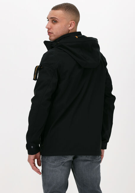 Zwarte PME LEGEND Regenjas SEMI LONG JACKET SUCCESSOR SOFT SHELL - large