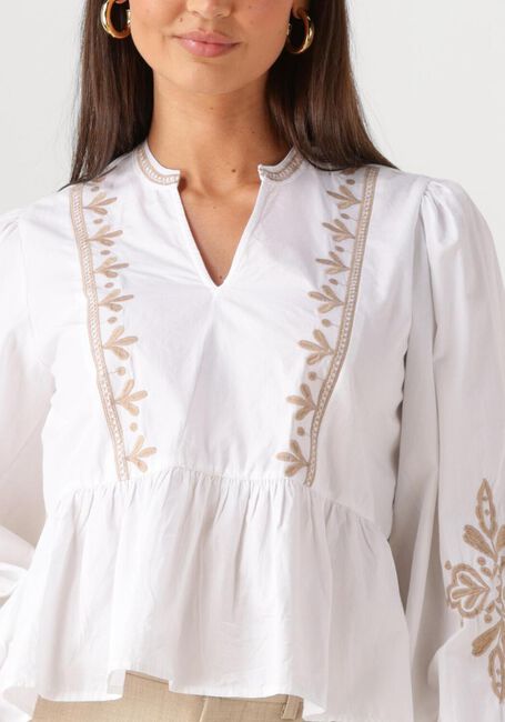 NEO NOIR GINIA EMB BLOUSE Blouses en blanc - large